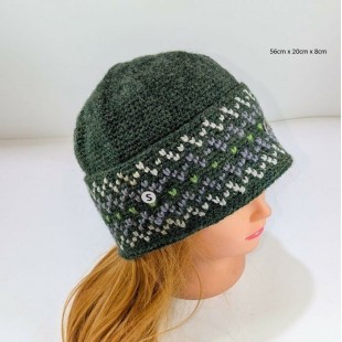 Tuque Inuit / Nassak Verte - motifs...