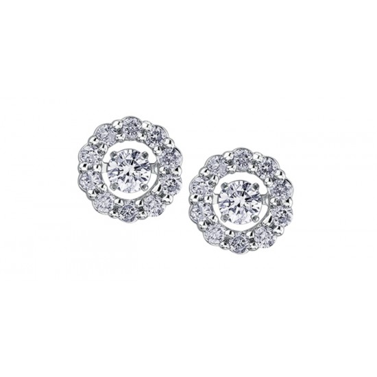 Boucles d'oreilles à diamants