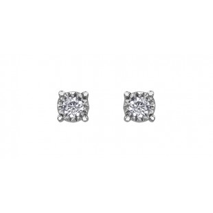 Boucles d'oreilles à diamants DX813W15