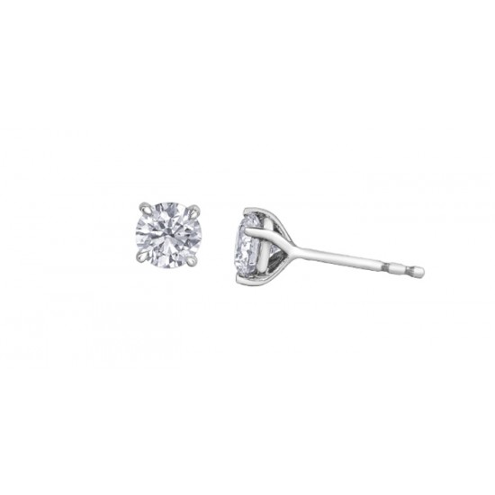 Boucles d'oreilles à diamants de laboratoire