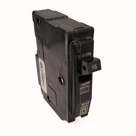 Square D QO115 disjoncteur 1 pole 15 ampères 120V