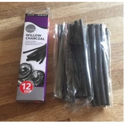 Daler-Rowney Simply Fusain paquet de 12 bâtonnets...