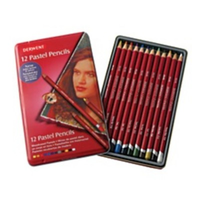 Derwent, Ensemble de 12 Crayons Pastel #32991
