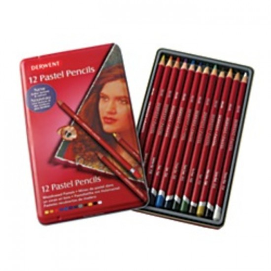 Derwent, Ensemble de 12 Crayons Pastel #32991 Derwent, Ensemble de 12 Crayons Pastel #32991