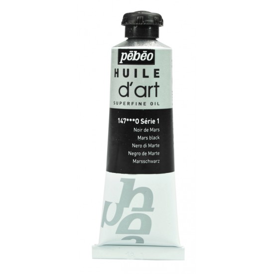 Pébéo, Huile d'art super fine 37ml Noir de Mars... Pébéo, Huile d'art super fine 37ml Noir de Mars...