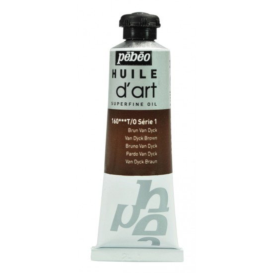 Pébéo, Huile d'art super fine 37ml Brun Van Dyck... Pébéo, Huile d'art super fine 37ml Brun Van Dyck...