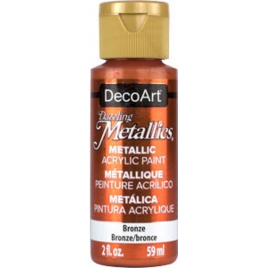 DecoArt, Dazzling Metallics Peinture Acrylique 2oz... DecoArt, Dazzling Metallics Peinture Acrylique 2oz...