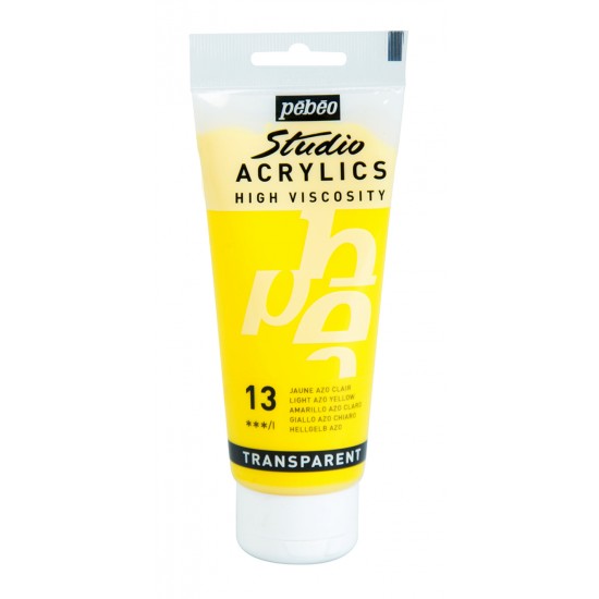 Pébéo, Studio Fine Acryliques 100ml Jaune Azo...