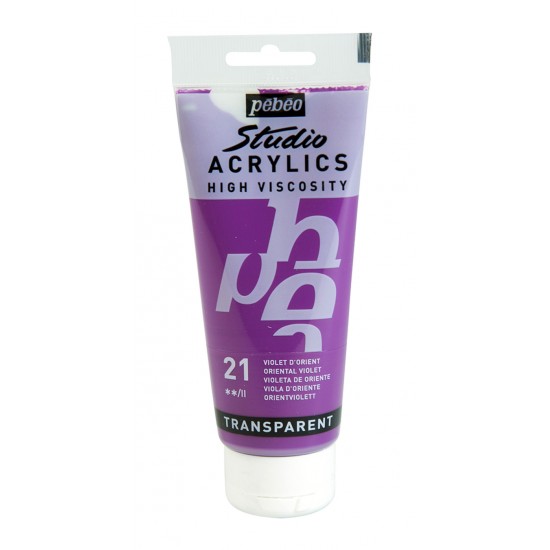 Pébéo, Studio Fine Acryliques 100ml Violet... Pébéo, Studio Fine Acryliques 100ml Violet...