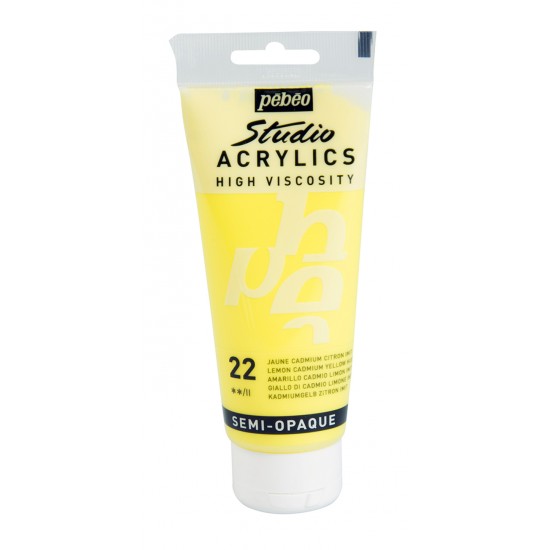 Pébéo, Studio Fine Acryliques 100ml Jaune...