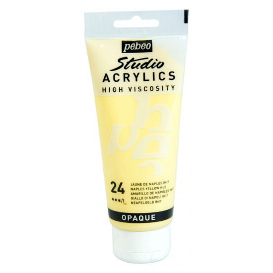 Pébéo, Studio Fine Acryliques 100ml Nuance Jaune... Pébéo, Studio Fine Acryliques 100ml Nuance Jaune...