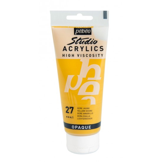Pébéo, Studio Fine Acryliques 100ml Ocre Jaune... Pébéo, Studio Fine Acryliques 100ml Ocre Jaune...