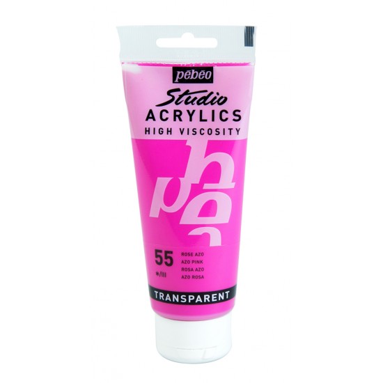 Pébéo, Studio Fine Acryliques 100ml Rose Azo... Pébéo, Studio Fine Acryliques 100ml Rose Azo...