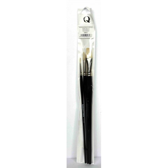 Q, Ensemble de Pinceaux pour Huile & Acrylique...