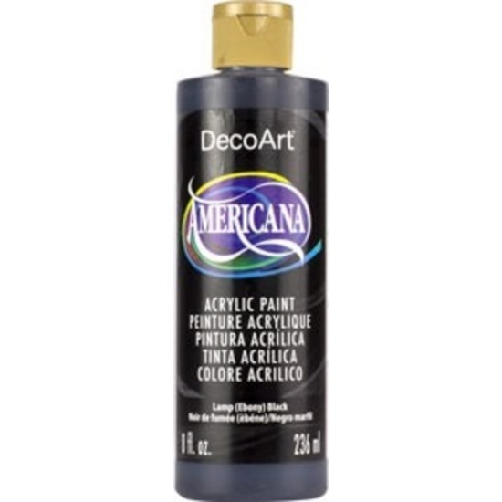 DecoArt, Americana Peinture Acrylique 8oz  Noir de...