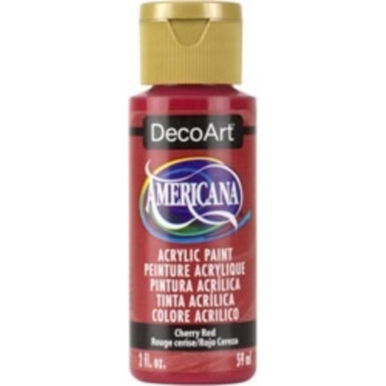 DecoArt, Americana Peinture Acrylique 2oz Rouge... DecoArt, Americana Peinture Acrylique 2oz Rouge...