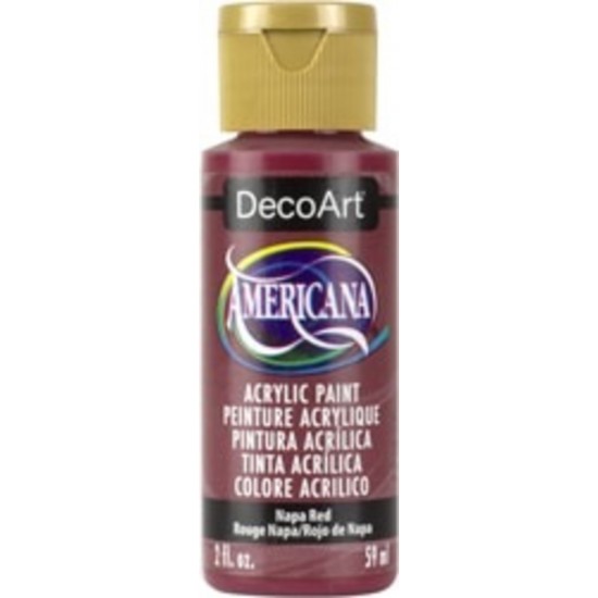 DecoArt, Americana Peinture Acrylique 2oz Rouge... DecoArt, Americana Peinture Acrylique 2oz Rouge...