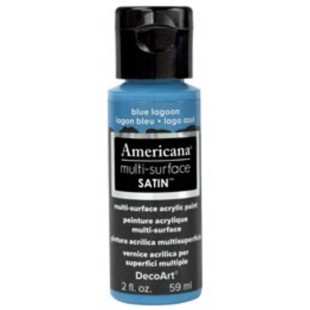 DecoArt, Americana multi-surface Satin 2oz Lagon...