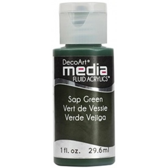 Acryliques Fluides DecoArt Media 1oz Vert de Sève...