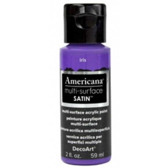 DecoArt, Americana multi-surface Satin 2oz Iris...