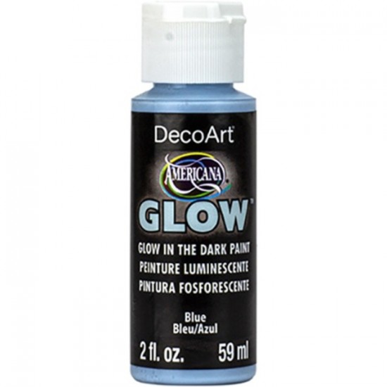 DecoArt, Americana 2oz Peinture Luminescente, Bleu...