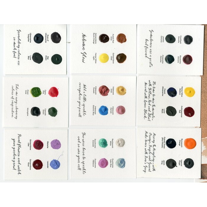 Daniel Smith, Boitier Ensemble Confetti 36 Points d'Aquarelle sur carte, #285900101 Daniel Smith, Boitier Ensemble Confetti 36 Points d'Aquarelle sur carte, #285900101
