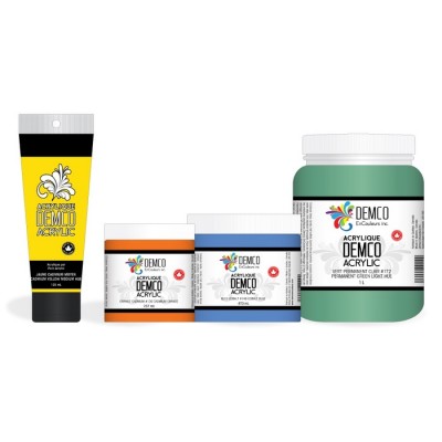 Demco, Peinture Acrylique Jaune Ocre 120ml...