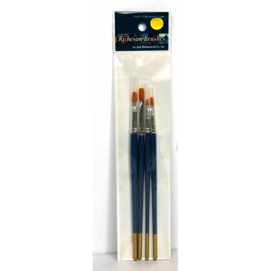 Jack Richeson, Richerson ensemble de 4 pinceaux... Jack Richeson, Richerson ensemble de 4 pinceaux...