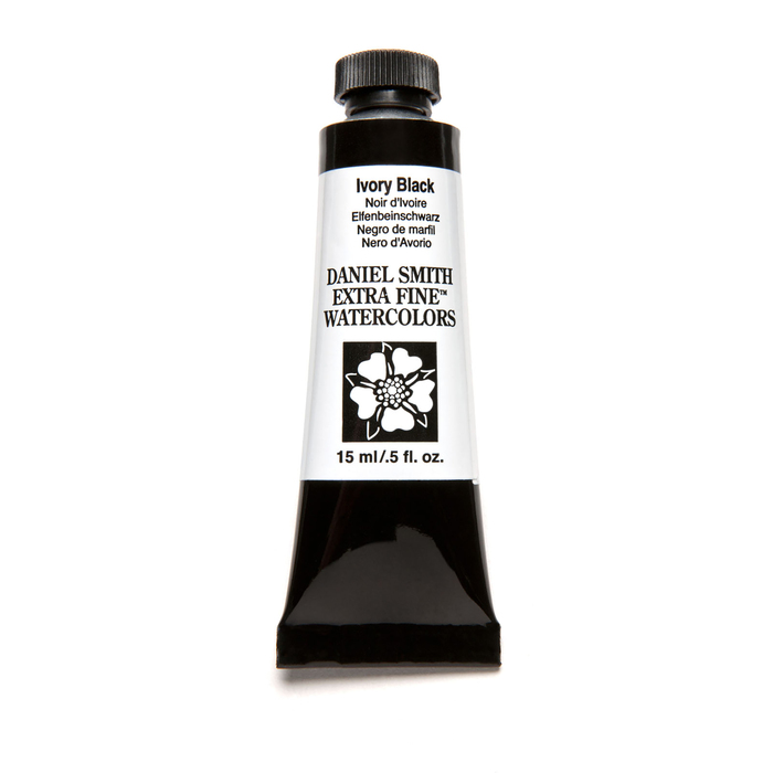 Daniel Smith, Aquarelle Extra Fine 15ml, Noir d'Ivoire #284600048 Daniel Smith, Aquarelle Extra Fine 15ml, Noir d'Ivoire #284600048
