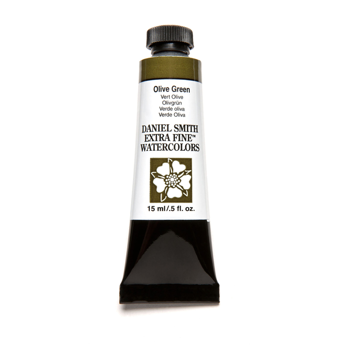Daniel Smith, Aquarelle Extra Fine 15ml, Vert Olive #284600063 Daniel Smith, Aquarelle Extra Fine 15ml, Vert Olive #284600063