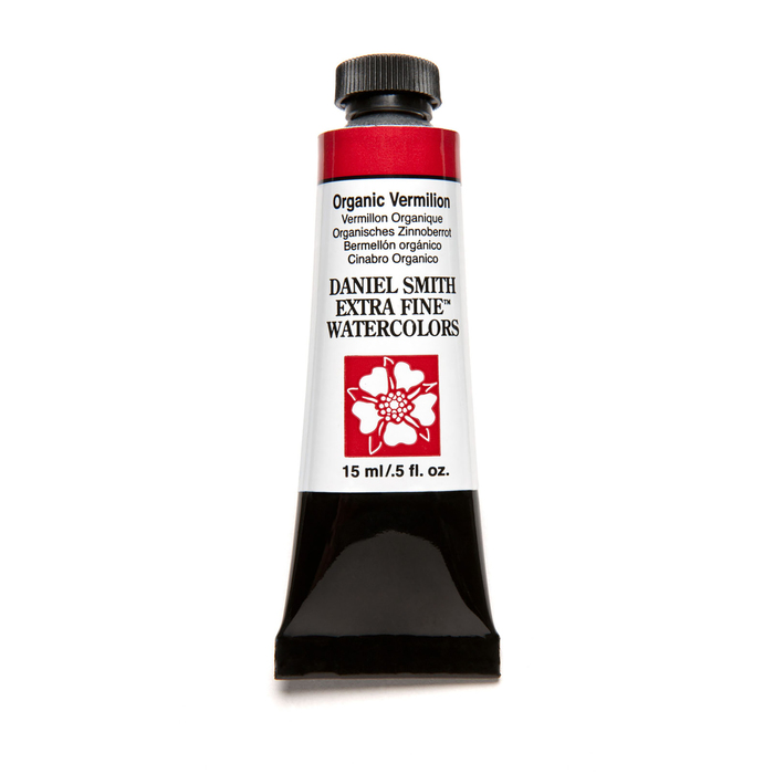 Daniel Smith, Aquarelle Extra Fine 15ml, Vermillion Organique #284600064 Daniel Smith, Aquarelle Extra Fine 15ml, Vermillion Organique #284600064