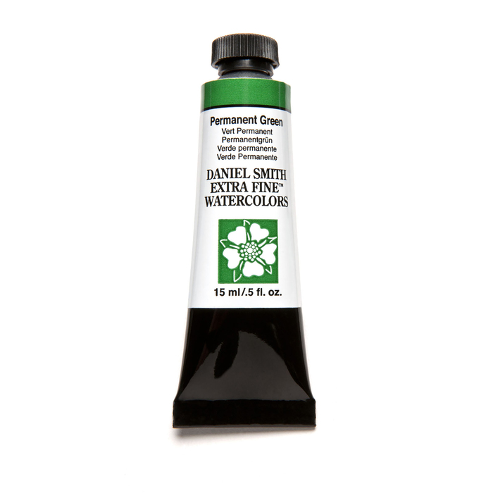 Daniel Smith, Aquarelle Extra Fine 15ml, Vert Permanent #284600070 Daniel Smith, Aquarelle Extra Fine 15ml, Vert Permanent #284600070