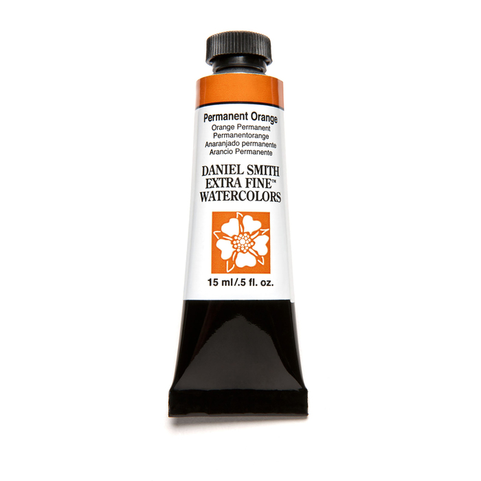 Daniel Smith, Aquarelle Extra Fine 15ml, Orange Permanent #284600071 Daniel Smith, Aquarelle Extra Fine 15ml, Orange Permanent #284600071