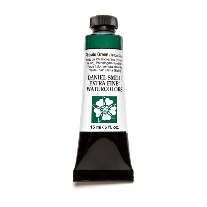 Daniel Smith, Aquarelle Extra Fine 15ml, Vert de Phthalocyanine Nuance de Jaune #284600079 Daniel Smith, Aquarelle Extra Fine 15ml, Vert de Phthalocyanine Nuance de Jaune #284600079