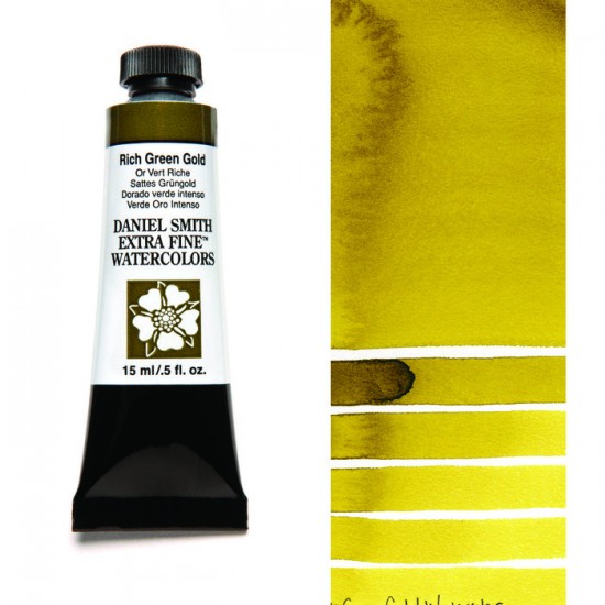 Daniel Smith, Aquarelle Extra Fine 15ml, Or Vert...