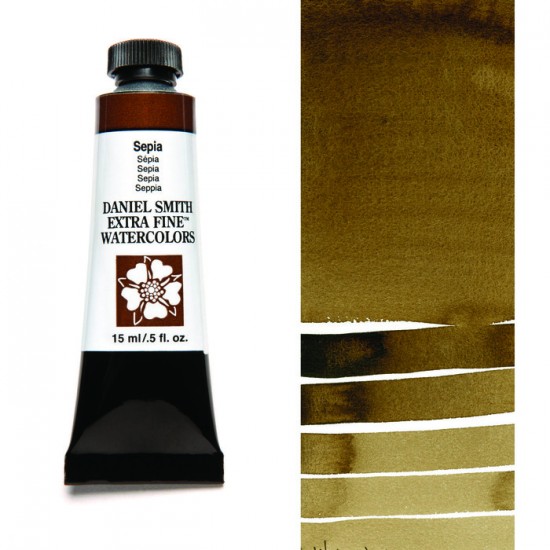 Daniel Smith, Aquarelle Extra Fine 15ml, Sépia...