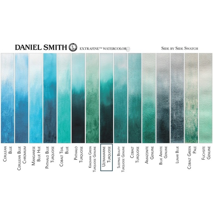 Daniel Smith, Aquarelle Extra Fine 15ml, Turquoise Outremer #284600105 Daniel Smith, Aquarelle Extra Fine 15ml, Turquoise Outremer #284600105