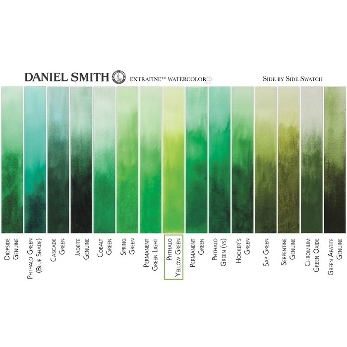 Daniel Smith, Aquarelle Extra Fine 15ml, Jaune-Vert de Phthalo #284600124 Daniel Smith, Aquarelle Extra Fine 15ml, Jaune-Vert de Phthalo #284600124