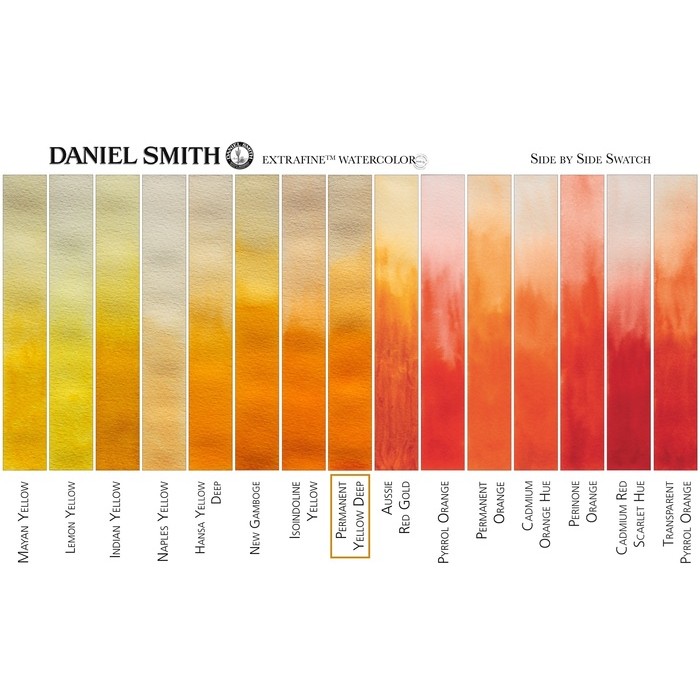 Daniel Smith, Aquarelle Extra Fine 15ml, Jaune Foncé Permanent #284600133 Daniel Smith, Aquarelle Extra Fine 15ml, Jaune Foncé Permanent #284600133