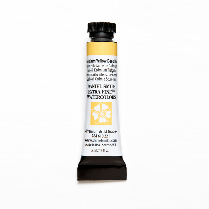 Daniel Smith, Aquarelle Extra Fine 15ml, Nuance de Jaune de Cadmium Foncé #284600221 Daniel Smith, Aquarelle Extra Fine 15ml, Nuance de Jaune de Cadmium Foncé #284600221