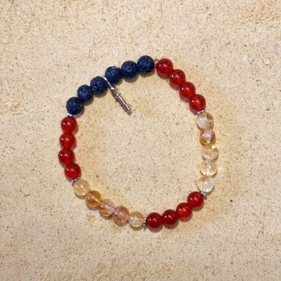 Bracelet: Citrine - Cornaline  