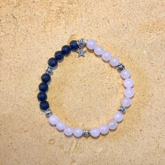 Bracelet: Quartz rose