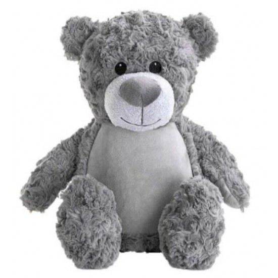 Ourson Gris Tummi peluche avec broderie... Ourson Gris Tummi peluche avec broderie...