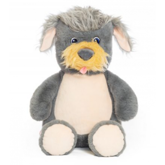 Chien Cubbies - peluche avec broderie... Chien Cubbies - peluche avec broderie...