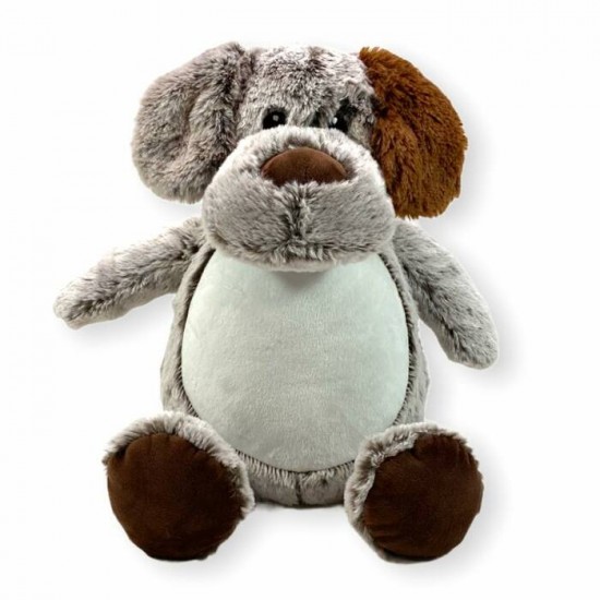 Chien L-E  (nouveau)  peluche avec broderie...