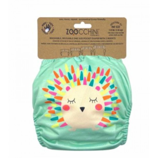 Couche réutilisable hérisson - Zoocchini Couche réutilisable hérisson - Zoocchini