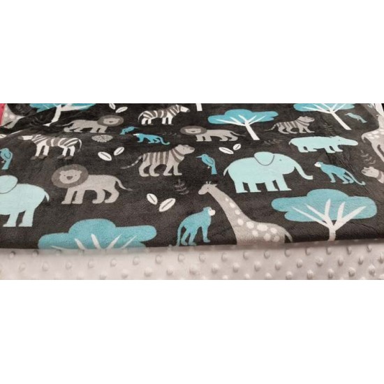 Doudou safari gris pâle Doudou safari gris pâle