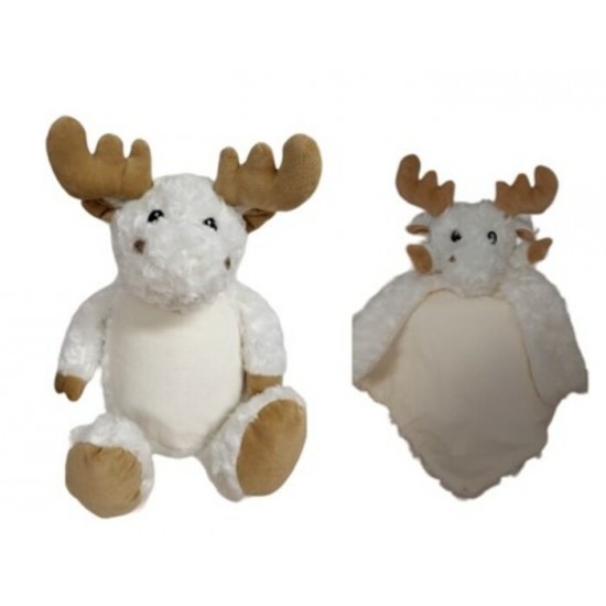Duo Alex l'orignal , peluche et doudou avec...