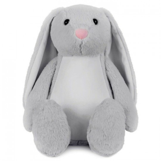 Lapin gris Tummi , peluche avec broderie... Lapin gris Tummi , peluche avec broderie...