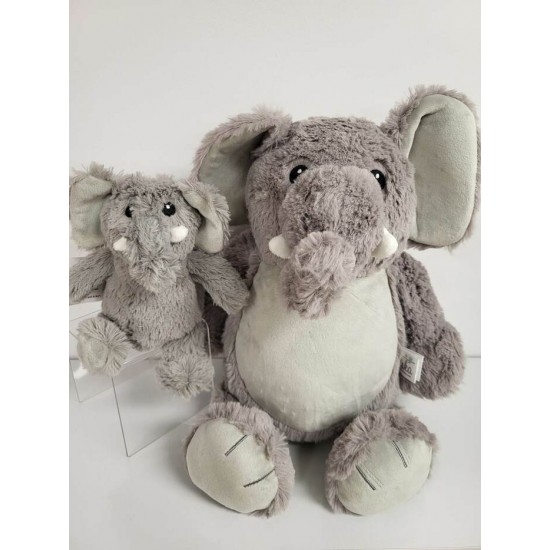 Duo Spécial Éléphant L-E , peluche avec...
